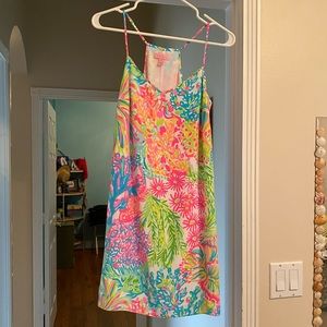 Dusk Strappy Silk Dress